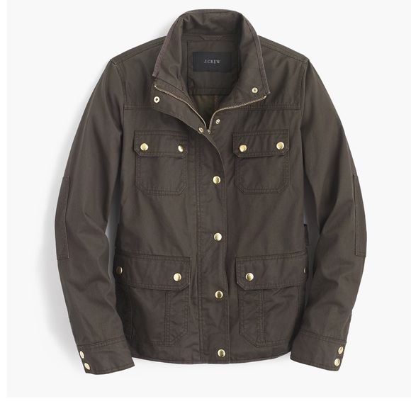 J. Crew Jackets & Blazers - J.Crew “Downtown Field Jacket” Sz Small Army green